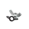 [En Stock] Tuerca Mariposa Galvanizada en Zinc Blanco M3 Tapa de Tornillo Tipo Mariposa Hierro Negro Lingote Cuerno Tuerca de Tornillo Manual Tuerca