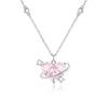 S925 Sterling Prata Amor Planeta Colar Mulheres Luz Luxo Nicho Design Venda por atacado amor forma namorada pingente explosões Internet Celebridade