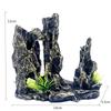 Paisagem de aquário com pedras, aquário ecológico, decoração de paisagem, pedra de cera amarela, grama, montanha, estilo de venda quente