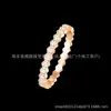 Anel Colmeia Shangmei Usinado em CNC com Detalhes Finos e Acabamento de Alto Padrão, Design Céu Estrelado, Banhado a Ouro 18K Ouro Rosé, Anel Liso em Formato de Colmeia com Fileira de Diamantes, Par de Anéis