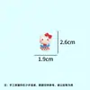 Acessórios de Resina Desenho Animado Hello Kitty Adesivos Formato de Cereja Maçã Coração Simples Versátil Grampo de Cabelo Enfeites Acessórios