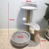 Rack de Escalada para Gatos Abacaxi Rack de Escalada Integrado Cacto Ninho para Gatos Árvore para Gatos Torre para Gatos Prateleira para Gatos Plataforma de Salto Pilar de Arranhar Suprimentos para Gatos