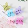 Pinza de plástico para el pelo de mariposa vieja engrosada 45 mm pinza de ducha de mariposa versión europea y americana coreana de la pinza para el pelo pinza de baño puesto venta caliente