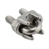 Abrazadera de acero inoxidable estilo japonés abrazadera para cuerda abrazadera para cable de acero abrazadera de rodillo para cable de acero abrazadera de sujeción abrazadera para cuerda abrazadera en forma de U