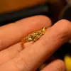 Anillo de Flor y Mariposa Estilo Chino para Mujer, Elegante y Gracioso, con Diseño de Artesanía Tallada, Anillo Abierto Moderno y Ajustable