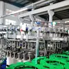 Garrafa de Vidro Cerveja Água com Gás Bebida Carbonatada Gás Líquido Linha de Produção Máquina de Enchimento Totalmente Automática Máquina de Vedação