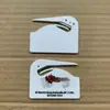 Cuchillo para abrir sobres de uso en oficina, grueso, de venta caliente en Norteamérica, hoja de sobre, gancho antideslizante, cuchillo para abrir cartas