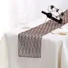 Mantel de tela de encaje moderno y simple decoraciones para bodas y fiestas 30 * 275CM Mesa europea mesa mesa mesa mesa camino de mesa