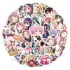 55 Piezas Nuevas Pegatinas de Graffiti de Anime Yuri Decorativas para Patineta, Maleta, Bricolaje, Pegatinas Transfronterizas, Fabricante, Venta al por Mayor
