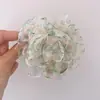 Nuevo Pasador de Flores de Malla Suave de Verano 2026 para Mujer, Estilo de Alta Gama, Pasador Dulce para Recogidos en la Parte Trasera de la Cabeza, Pinza de Tiburón