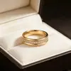 Zi Yu Amazon Transfronterizo Nuevo Estilo Anillo Fidget Descompresión Acero Inoxidable Incrustado de Diamantes Personalidad Lujo Ligero Múltiples Estilos Anillos Versátiles