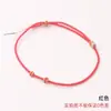 Pulsera Mambo Fina Hecha a Mano DIY Oro Trébol de Cuatro Hojas Cuentas de Transferencia Estrella y Luna Bodhi Pulsera Semi-Terminada Venta al por Mayor
