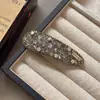 Pinza Bb Brillante de Color Caramelo con Diamantes Completos, Pinza Lateral de Lujo Ligero, Pinza Exquisita para Flequillo, Nuevo Pinza para el Cabello de la Frente para Mujeres
