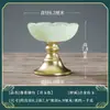 Portavelas de Loto de Vidrio Aleado, Adorno de Templo Budista, Base de Lámpara de Loto de Aceite de Mantequilla, Soporte de Lámpara de Aceite de Mantequilla, Juego de Tres Colores para Ofrenda a Buda, Al por Mayor