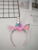 Diademas de Cabeza de Unicornio Estilo Europeo y Americano Diademas de Halloween para Niños Fiesta de Cumpleaños Accesorios para el Cabello de Bebé Venta al por Mayor Diademas de Halloween