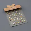 Adesivos de Unha Populares Fofos em Relevo 3D, Decalques Divertidos para Unhas, Porta-Canetas Cachorro Pudim, Decorações para Unhas de Câmera de Celular