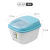 Cubo de arroz de cocina, caja de arroz sellada para el hogar, olla de arroz, contenedor de almacenamiento de harina, caja de almacenamiento de arroz a prueba de insectos y humedad