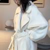 El Artículo de Moda Más Vendido de Este Año: Gabardina Larga Blanca Crema de Alta Gama, Súper Elegante, Estilo Francés para Mujer, Colección Otoño 2026
