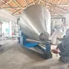 Procesamiento de laminado y soldadura cónica de placa de aluminio en forma de abanico, procesamiento en fábrica de Shanghái de materiales suministrados, laminado de tubos cónicos de diámetro grande y pequeño