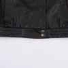 Chaqueta Bomber Versátil de Piel Sintética para Mujer, Estilo Europeo y Americano, Nueva Colección Otoño 2026, 3548246 Negro