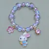 Pulsera Nueva para Niñas, Estilo Versátil para Viajes de Bebé, Joyería Linda de Conejo, Joyería para la Mano de Niña Pequeña, Estilo Princesa