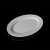 Melamina imitación porcelana A5 vajilla de melamina plato cintura ovalado plato frío plato pescado hotel hot pot mayoreo impresión LOGO