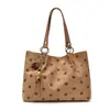 Bolso Coreano de un solo hombro Gran Capacidad Bolso de axila para ir al trabajo Otoño 2026 Nuevo Bolso Tote de lunares Moda Femenina Bolso Chic