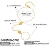 Pulsera de Cadena para Dedo de Mujer Mili 5A Zircón con Colgante de Concha Acero Inoxidable Chapado en Oro de 18k Estilo Vacaciones de Verano en la Playa
