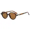 Gafas de sol con marco pequeño de clavo de arroz para hombre 2025 Nuevas gafas de moda Gafas de sol retro simples de moda con montura redonda europeas y americanas para mujer
