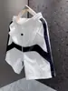 Nuevos Shorts Casuales de Verano 2025 para Hombre Rectos Holgados Deportivos de Secado Rápido Pantalones de Playa Combinación de Colores Americanos Pantalones de Cinco Puntos