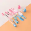 Productos para madres y bebés, set de 20 piezas de cortaúñas para bebé, peine, cepillo, aspirador nasal, bolsa de EVA, set de cuidado e higiene