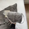 Versão Coreana da Nova Bolsa de Mão Simples de Cor Pura de Alto Valor da Ins para Mulheres, Leve, para Viagem Diária, Bolsa Transversal