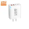Cargador AACC multi-puerto con iluminación LED, cargador de teléfono móvil, adaptador de corriente estándar europeo y americano UK 5v2a12W