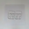 Gancho de hebilla de pegatina de pared sin costuras, accesorios de hebilla de garra, estante de acero inoxidable, pegatina, hebilla transparente cepillada, pegamento