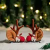 Diademas y Pasadores Decorativos Navideños Transfronterizos Temática de Muñeco de Nieve Navideño con Astas Diademas con Astas Disfraces Festivos Infantiles Diademas con Astas