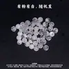 Cristal Fantasma de Floco de Neve Natural Contas Soltas Feito à Mão DIY Acessórios de Contas Redondas Acessório de Peça Única Pulseira de Múltiplas Pedras Rosa Flor de Cerejeira