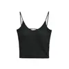 680-Regata Sexy Slim-Fit Estilo Europeu e Americano para Mulheres Nova Moda Primavera/Verão 2026 Top Cropped Picante Off-Shoulder