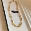 Collar de Perlas con Cuentas de Cristal Retro Francés Cadena de Clavícula Vintage de Segunda Mano Joyería de Lujo Ligero de Alta Gama Collar al por Mayor