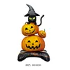 Halloween Transfronteiriço Esqueleto Sangrento em Pé Lápide Morcego Fantasma Base Suportável Festa Balões Metalizados Atacado