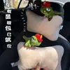 Encosto de Cabeça para Carro, Almofada para Carro, Travesseiro de Pescoço, Suporte Lombar, Travesseiro de Pescoço para Banco de Carro, Almofada de Ombro Interna de Dinossauro Fofo