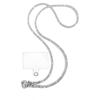 Correa de Hombro Brillante Incrustada con Diamantes Lanyard para Teléfono Móvil Bolso Cruzado Pequeño Mochila Pequeña de Diamantes Bolso de Mano Bolso Mensajero Cadena Colgante