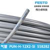 FESTO Festo Traqueal PUN-H-12X2-SI/SW/NT/BL/RT Azul Prata Preto Transparente Diâmetro Externo 12