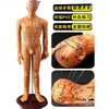 Folha de Cobre para Acupuntura Uso Doméstico Medicina Tradicional Chinesa Silicone Modelo de Diagrama de Meridianos do Corpo Humano com Pontos de Acupuntura