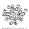 100 Piezas de Accesorios Base de Flor Hechos a Mano para DIY, Cuentas Espaciadoras y Piezas de Materiales para Broches de Pelo y Aretes de Joyería DIY, Venta Directa de Gran Venta