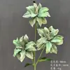 Flores Artificiais para Casamento, Flores de Seda Florais Verdes, Plantas Verdes, Arranjos Florais para Casamento, Flores para Guia de Estrada, Flores Decorativas de Boas-vindas para Fundo