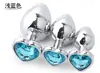 Brinquedos Sexuais Plug Anal de Metal em Forma de Coração Conjunto Backcourt Expansão Anal SM Plug Vaginal Brinquedos para Masturbação Produtos Sexuais para Casal Homem e Mulher