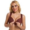 Comércio Exterior Transfronteiriço Sutiã Brilhante Fino Tamanho Grande Fecho Frontal Sexy Push-Up Sem Aro Ajustável Roupa Íntima Feminina Atacado