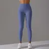 Pantalones de Yoga Nude de Cintura Alta para Mujer Sin Líneas Vergonzosas, Leggings Elásticos que Levantan el Trasero, Pantalones Deportivos de Fitness Color Durazno, Procesados y Personalizados