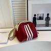 Nuevo Estilo Bolsa de Tortuga de Tela de Nylon Rayada Bolsa de Concha Bolso Cruzado Portátil de Moda Bolso Pequeño de Gran Capacidad Casual Bolso de Hombro Único