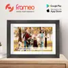 Marco de Fotos Digital Wifi de 15.6 pulgadas con Pantalla IPS de Alta Calidad, Rotación Automática, Comparte Fotos y Videos, Regalo para el Día de la Madre